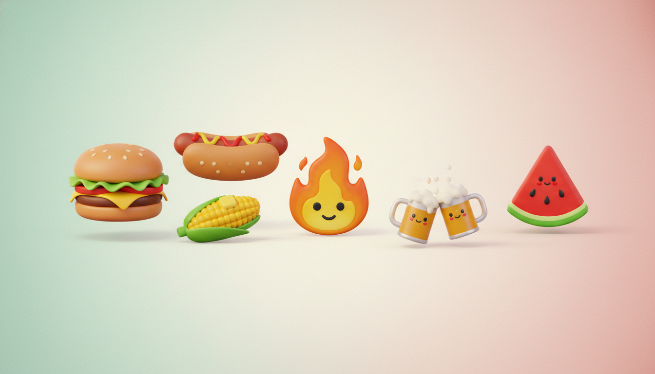 BBQ and Food Emojis: The Summer Plate Vocabulary for 2026