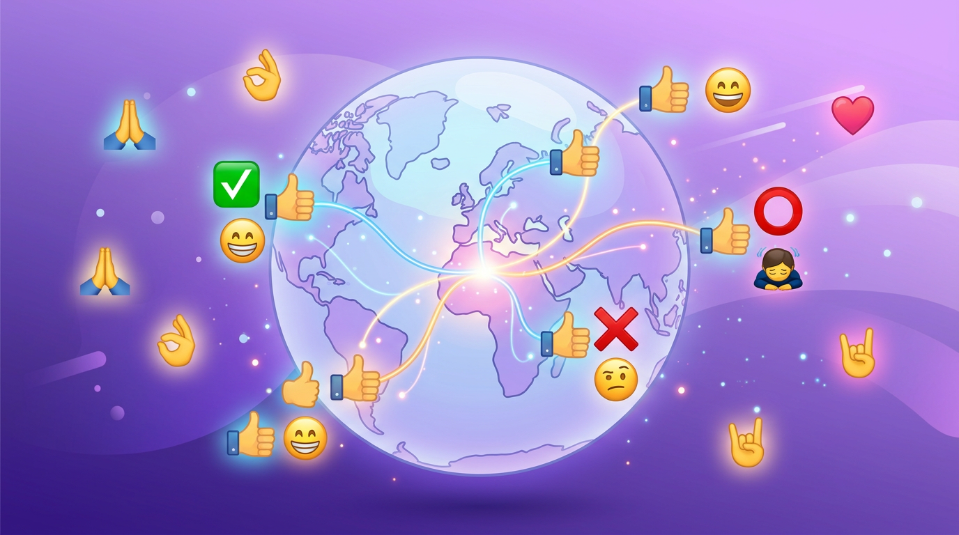 Emoji Meanings Across Cultures: How the Same Emoji Can Say Different Things